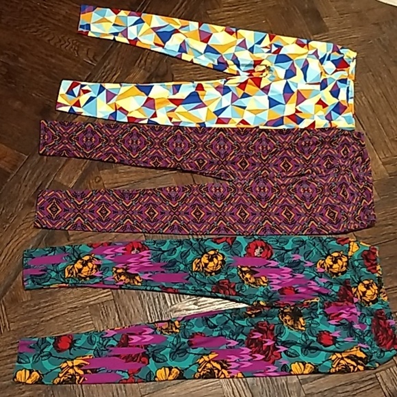 LuLaRoe Pants - 💖FINALPRICE💖3pc💚LulaRoe Leggings (one Size)💜